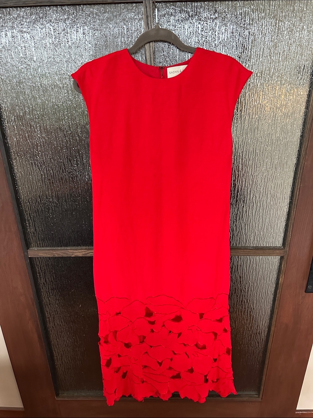 SACHIN & BABI Sabette Maxi Dress size 0 cherry cutout shirt dress. - Picture 14 of 17